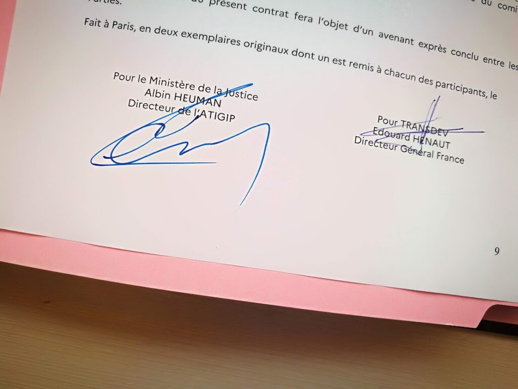 Nouvel accord signé par l'Atigip et Transdev (avril 2002)
