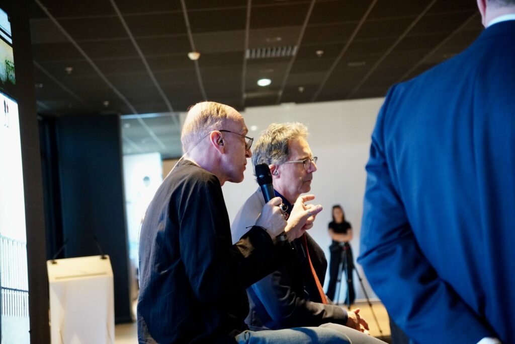 Giorgio Leggieri et Roberto Bezzi aux Rencontres de l'Atigip (crédits&nbsp;: Atigip).