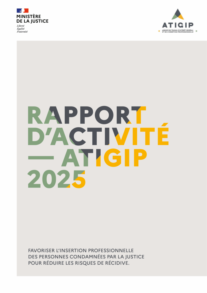Couverture du rapport d’activité 2025 de l’Atigip